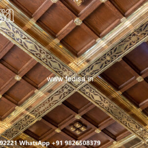 Wooden Classic Ceiling Design Bathroom False Ceiling Design No-13184