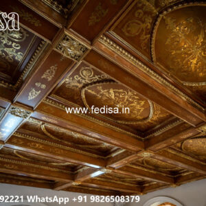 Wooden Classic Ceiling Design Master Bedroom Ceiling Design No-13192