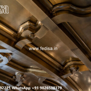 Wooden Classic Ceiling Design Cornice Ceiling Design No-13224