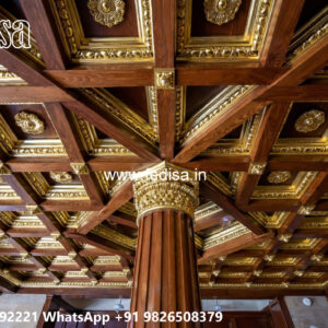 Wooden Classic Ceiling Design Kitchen False Ceiling Design 2026 No-13228