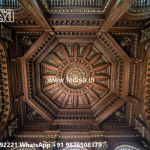 Wooden Classic Ceiling Design Pvc Down Ceiling Design No-13247