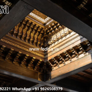 Wooden Classic Ceiling Design Terrace Ceiling Design No-13272