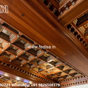 Wooden Classic Ceiling Design Grid Ceiling Design No-13273