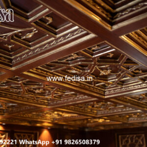 Wooden Classic Ceiling Design Mdf Ceiling Design No-13279