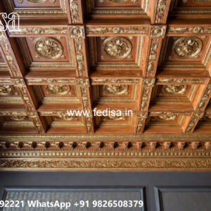 Wooden Classic Ceiling Design Fall Ceiling Pop No-13296
