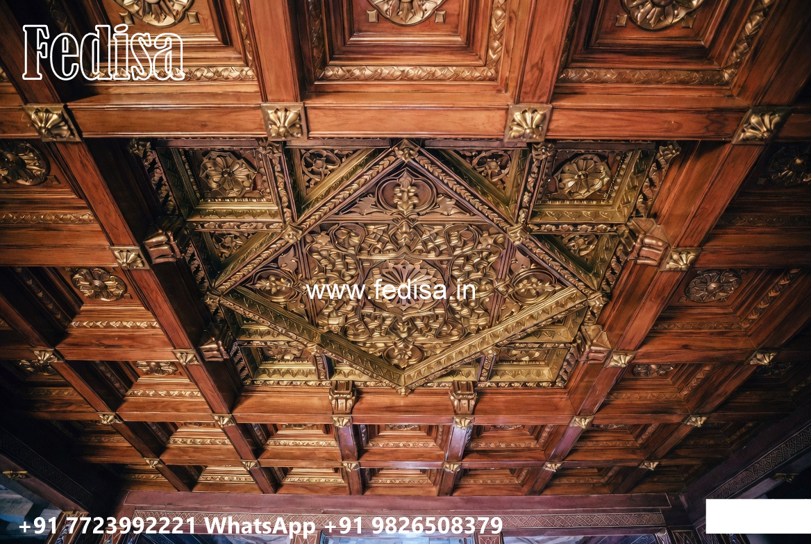 Wooden Classic Ceiling Design Forsling Design Simple No-13306