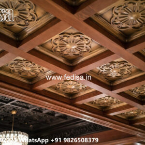 Wooden Classic Ceiling Design Dining Room False Ceiling No-13316