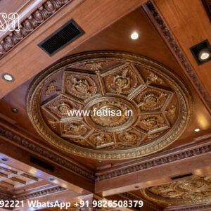 Wooden Classic Ceiling Design Modern Gypsum Ceiling Designs No-13338
