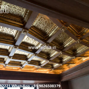 Wooden Classic Ceiling Design Pvc False Ceiling Design For Bedroom No-13351