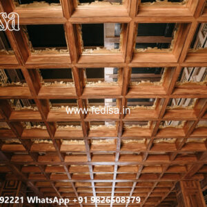 Wooden Classic Ceiling Design Simple Gypsum Ceiling Design No-13362