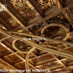 Wooden Classic Ceiling Design Ceiling Design For Hall Cement No-13369