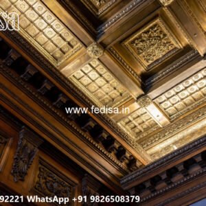 Wooden Classic Ceiling Design Best False Ceiling Design For Bedroom No-13370