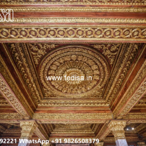 Wooden Classic Ceiling Design Ceiling Paint Color Design No-13373