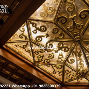 Wooden Classic Ceiling Design Bedroom Ceiling Design 2026 With Fan No-13386