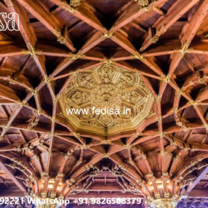 Wooden Classic Ceiling Design Latest False Ceiling Design 2026 No-13388
