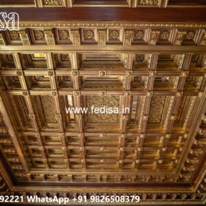 Wooden Classic Ceiling Design Latest False Ceiling Design For Bedroom No-13428