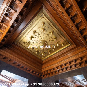 Wooden Classic Ceiling Design Ceiling For Hall No-13440