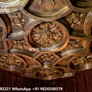 Wooden Classic Ceiling Design Simple Plaster Ceiling Design No-13443