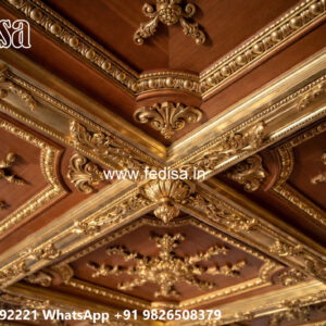 Wooden Classic Ceiling Design Pop Ceiling Design For Room No-13447