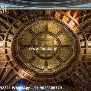 Wooden Classic Ceiling Design Gypsum Design 2026 No-13464