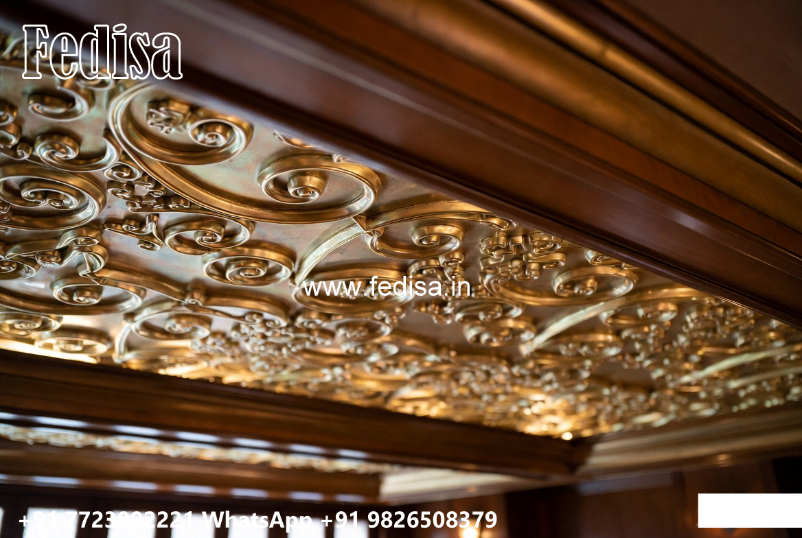 Wooden Classic Ceiling Design Master Bedroom False Ceiling No-13477