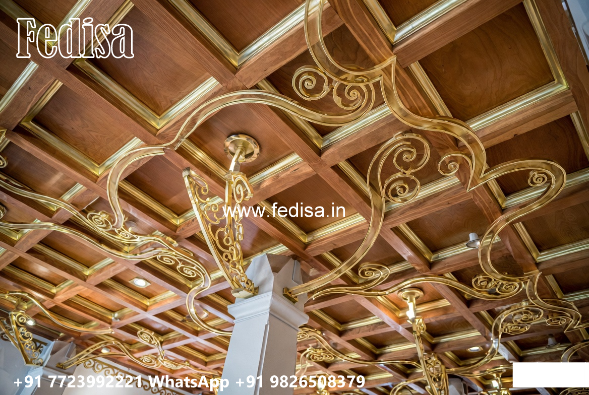Wooden Classic Ceiling Design Small Ceiling Design No-13481