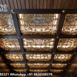 Wooden Classic Ceiling Design Low Ceiling Design No-13487