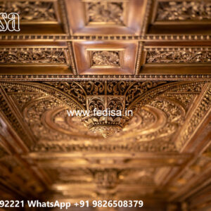 Wooden Classic Ceiling Design False Ceiling Border Design No-13499