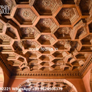Wooden Classic Ceiling Design Outside Ceiling Design No-13538