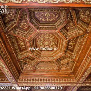 Wooden Classic Ceiling Design Box Ceiling Design No-13542