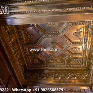Wooden Classic Ceiling Design Minus Plus Ka Design No-13547