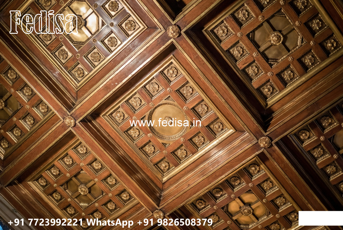 Wooden Classic Ceiling Design Pop For Ceiling Ke Design No-13549