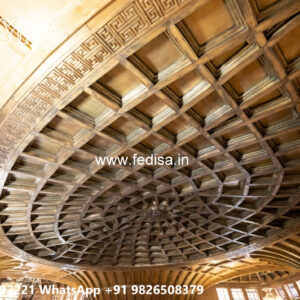Wooden Classic Ceiling Design Pop Ka Design Minus Plus No-13555