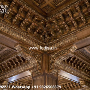Wooden Classic Ceiling Design Gypsum Ceiling Design For Bedroom No-13564