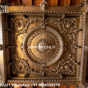 Wooden Classic Ceiling Design Showroom Ceiling Design No-13573