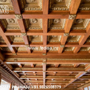 Wooden Classic Ceiling Design Fore Sealing Ki Design No-13579