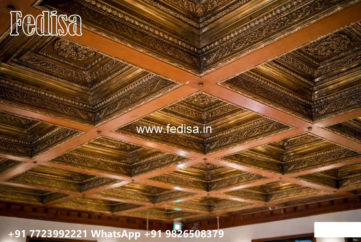 Wooden Classic Ceiling Design Latest False Ceiling No-13580