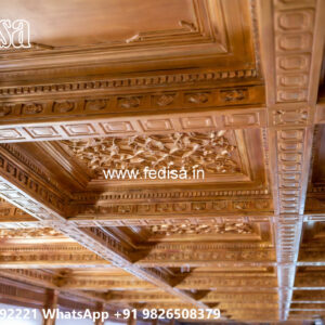 Wooden Classic Ceiling Design Pvc Wall Ceiling Design No-13590