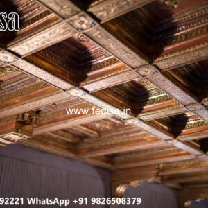 Wooden Classic Ceiling Design Ceiling Light Design For Living Room No-13592