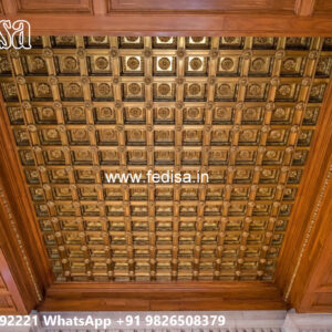 Wooden Classic Ceiling Design Dining Room Ceiling Design 2026 No-13602