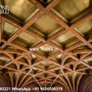 Wooden Classic Ceiling Design New Pop Design Plus Minus No-13610