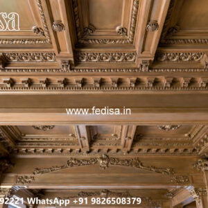 Wooden Classic Ceiling Design Outdoor Balcony Ceiling Design No-13617