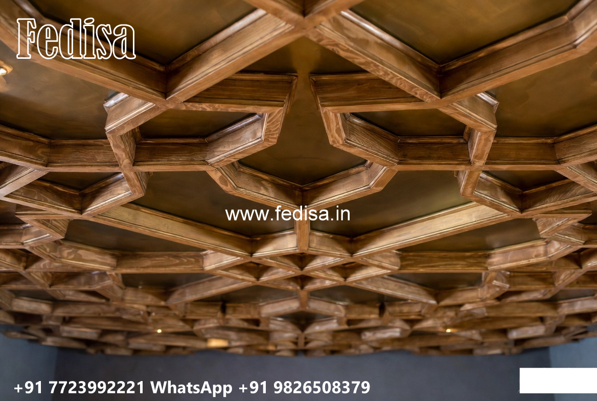 Wooden Classic Ceiling Design Pop Chhat Ki Design No-13620