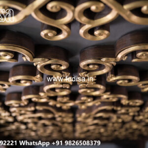 Wooden Classic Ceiling Design Best Pop Design For Room No-13642