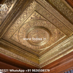 Wooden Classic Ceiling Design Latest False Ceiling Design 2026 No-13645