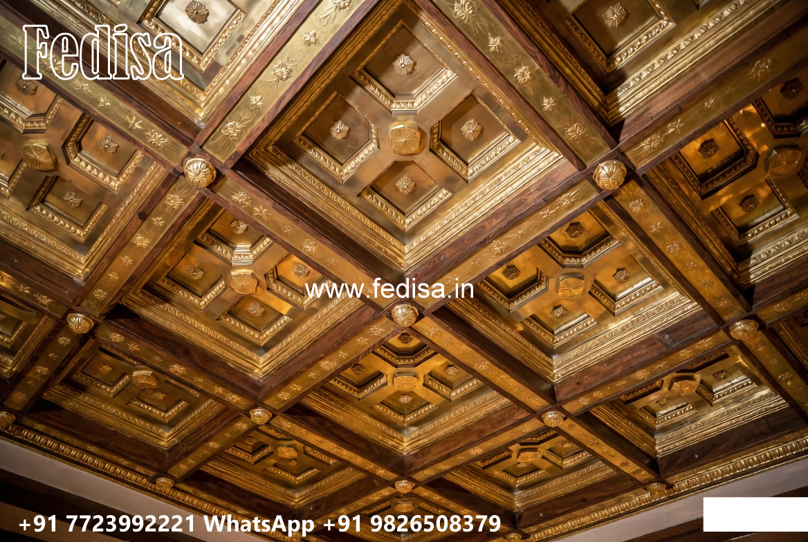 Wooden Classic Ceiling Design 3d False Ceiling No-13660