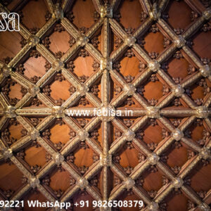 Wooden Classic Ceiling Design Mdf Jali False Ceiling Price No-13662