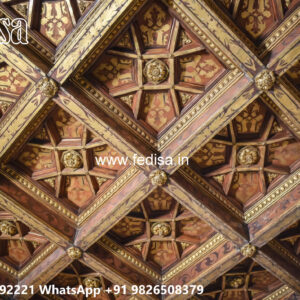 Wooden Classic Ceiling Design Pop Fall Ceiling Design Latest No-13717