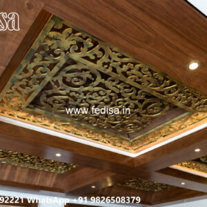 Wooden Classic Ceiling Design Bar Ceiling Design No-13719