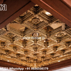 Wooden Classic Ceiling Design Luxury False Ceiling Design No-13728